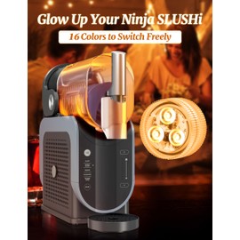 Casaletto LED Capsule Lights for Ninja Slushi FS301/FS300, 16 Colors &4 Modes and No Installation, RGB Waterproof Light for Ninja Slushi Machine Accessories