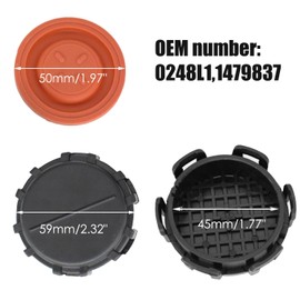 GIONAR PCV Valve Cover Repair Kit with OEM# 0248L1,1479837 Replacement for Peugeot, Citroen, and Ford Models such as Fiesta, Focus, Transit, Cmax, 206, 307, 308, Berlingo and More