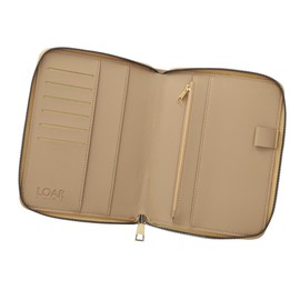 Lore Baby Passport Case, Maternal and Child Notebook, Baby Greige