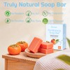 6 PCS Persimmon Soap for Body Odor, Cold-Process Persimmon Soap