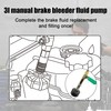 SGT 3L Brake Bleeder Kit，Manual Brake Bleeder Fluid Pump with