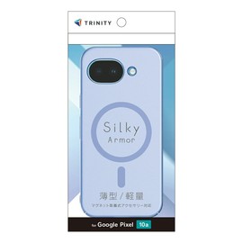 TRINITY TR-PX2610A-SA-CLBL for Google Pixel10a [Silky Armor] Magnetic Accessory Compatible Silky Touch Case