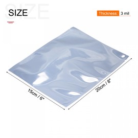sourcing map Anti Static Bags Shielding Bag 50pcs 6x8inch(15x20cm) Open Top with Labels for Hard Drive HDD SSD