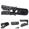 Ratcheting Modular Data Cable Crimper Wire Stripper Cutter 4P 6P
