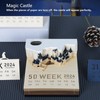 Notas Postales de Conveniencia 3D, 2024 Desk Calendar Memo Pad