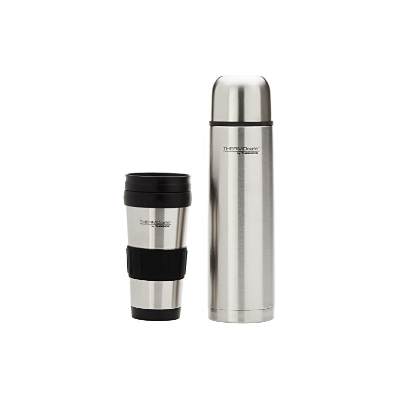 THERMOcafe by Thermos Combo Pack - 1L Stainless Steel Flask