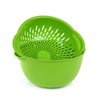 Mintra Home Mixing Bowl w/Colander (Large 4.5L, Green) - For