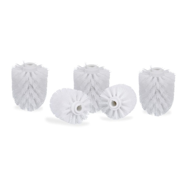 Relaxdays Toilet Brush Heads Set of 5 Loose Toilet Brushes