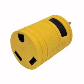 Parkworld 692347 Generator 20 AMP to RV 30A Power Adapter 3-Prong Generator 5-20P Male Plug to RV TT-30R Female Receptacle