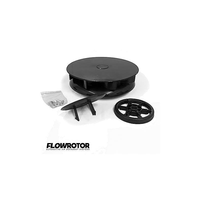 FLOWROTOR Low Profile Rotary Van Roof Vent Wind Driven Rotating