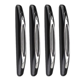 Acouto Car Door Protector Edge Guards 4pcs PVC Car Door Edge Guards Trim Cover Car Door Protector Strips Corner Bumper Anti-Collision Scratch Car Door Bumper Guards Black