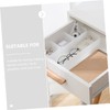 NUOBESTY Stackable Storage Bins 5pcs Drawer Classification Boxes Dividers Transparent