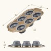 LCKitchen 2-Pack Silicone Foldable Baking Pans With Metal Reinforced Frame