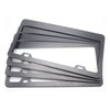 2 Pieces Porta Placas para Auto Acero Inoxidable Marco Universal