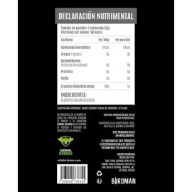 Suplemento Birdman Performance Creatina 450g Mercado Envios