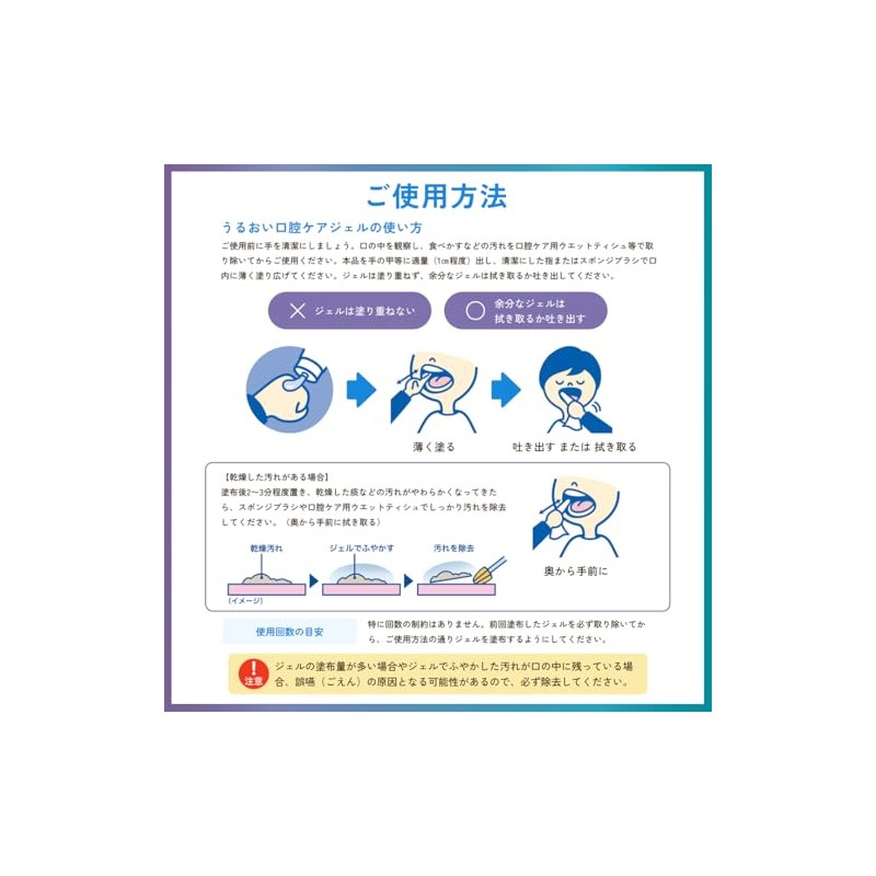 Asahi Group Foods Oral Plus Moisturizing Oral Care Gel 1.6