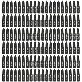 Phillips #2 Screwdriver Impact Bits - 1 Inch (Bulk 100 Pack - Industrial Grade) Impact Rated CR-M Alloy Steel PH2 Magnetic Head Bits with Case.