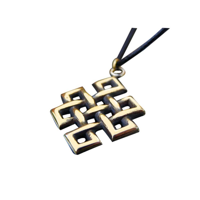 Baldur Jewelry - Tibetan Endless Love Knot Pendant Necklace for