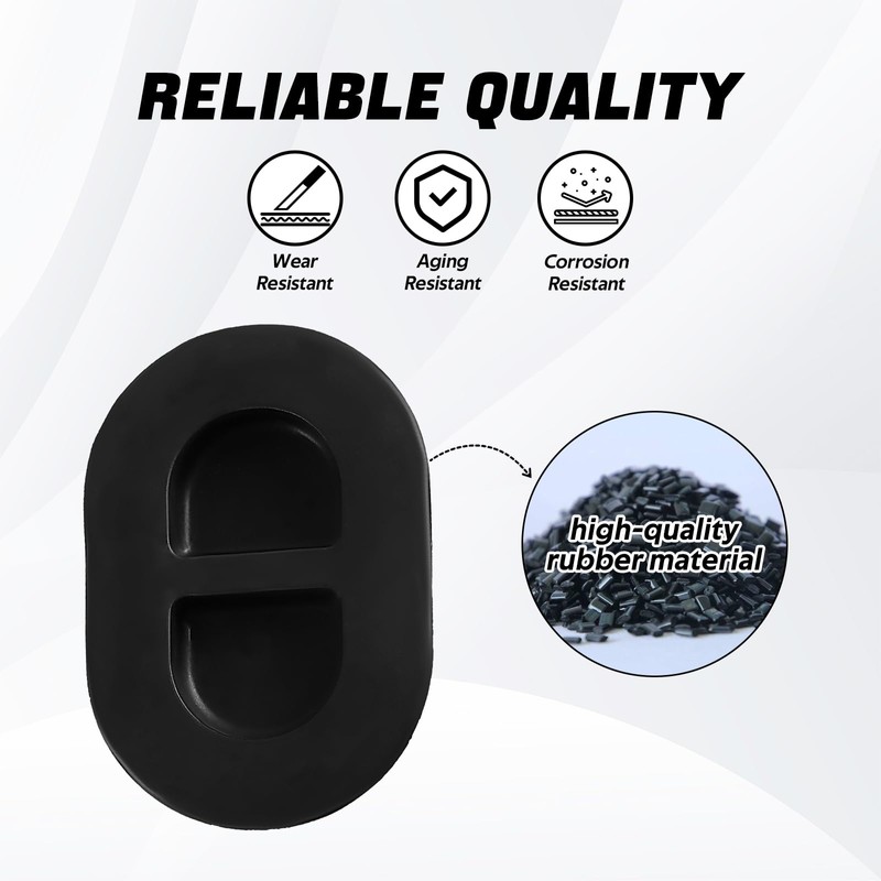 KPALAG 4PCS Car Floor Drain Plugs Compatible with Jeep Wrangler