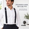 Heavy Duty Suspenders for Men – Adjustable 2-Inch Elastic X-Back