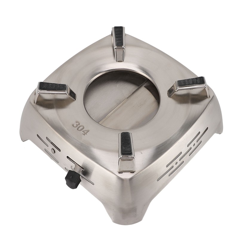 Drawer Type Alcohol Burner One Piece Stainless Steel Sliding Adjustment