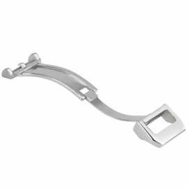Ewatchparts 20mm Deployment Band Strap Buckle Folding Clasp Compatible With IWC Pilot Portuguese Shiny