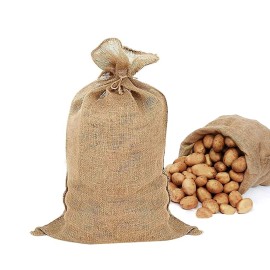22inch*36inch Jute Eco-Friendly Food Storage Bag 1PC Kitchen Essential with StringSize: Size 22inch*36inch
