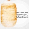 FeelfunFeather Lambswool Duster with Solid Wooden Handle,Leather Hang Strap,Comfortable Grips