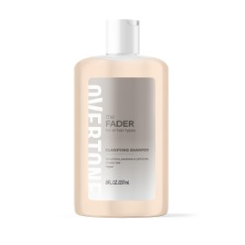 oVertone Haircare The Fader Clarifying Shampoo - pH-Balanced Deep Cleansing Shampoo for All Hair Types - Fast Color Fading Formula with Intense Hydration - Sulfate-Free, Vegan & Cruelty-Free - 8 oz