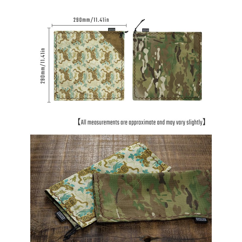 TACTICAL_GEEK PCB Series EDC Gadgets Display Handkerchief, Portable Minimalist Handkerchief,