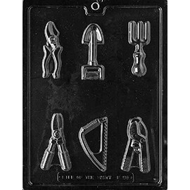 Grandmama's Goodies F090 Garden Tools Chocolate Candy Mold with Exclusive Molding Instructions