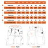 WrightFits Men Epic Pro Work Shorts Rip-Stop Grey Heavy Duty