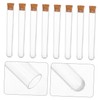 iplusmile 50pcs Plastic Test Tube Storage Containers 15x100mm Plastic Lab