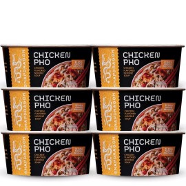 Snapdragon Instant Pho Pack 6 Bowls 2.1oz Delicious Microwave Snack