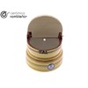 Ceramica Rambleña Salt Shaker Kitchen Salt Shaker with Wooden Lid