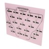 Wig Extension Holder Board Acrylic 22 Stainless Steel Clips Hair