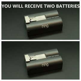 Ring 2x New Genuine Rechargeable Battery V4 Ring Video DoorBell 2, 3 4 Quick Release