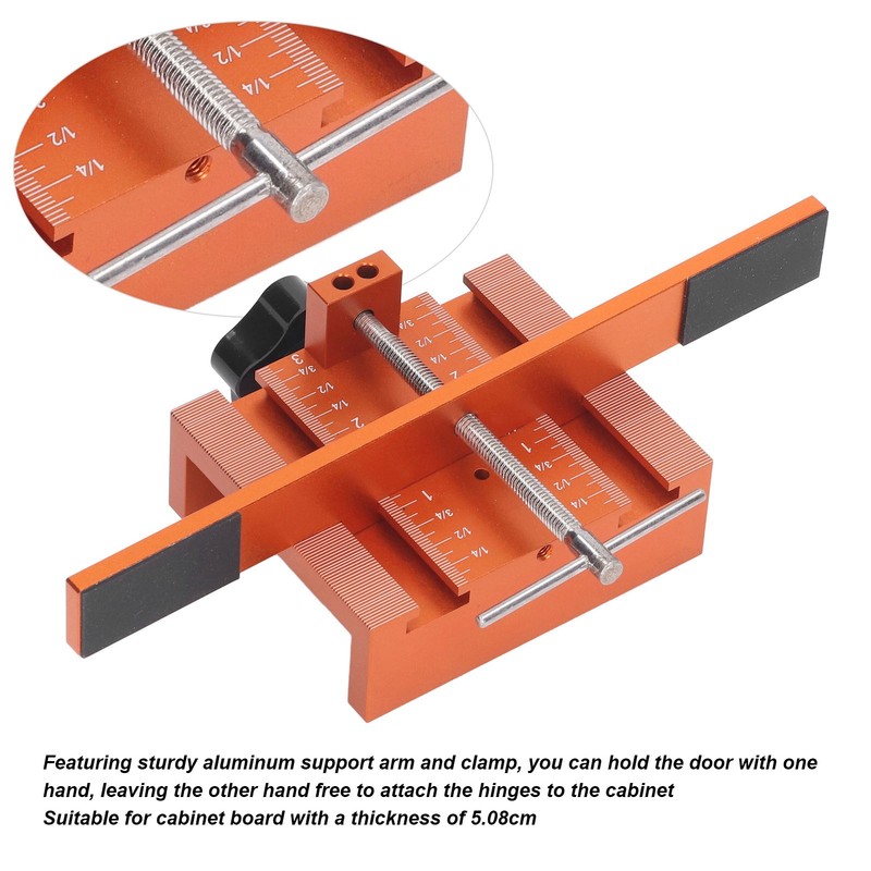Cabinet Door Jig Aluminum Alloy Clear Scale Cabinet Door Mounting