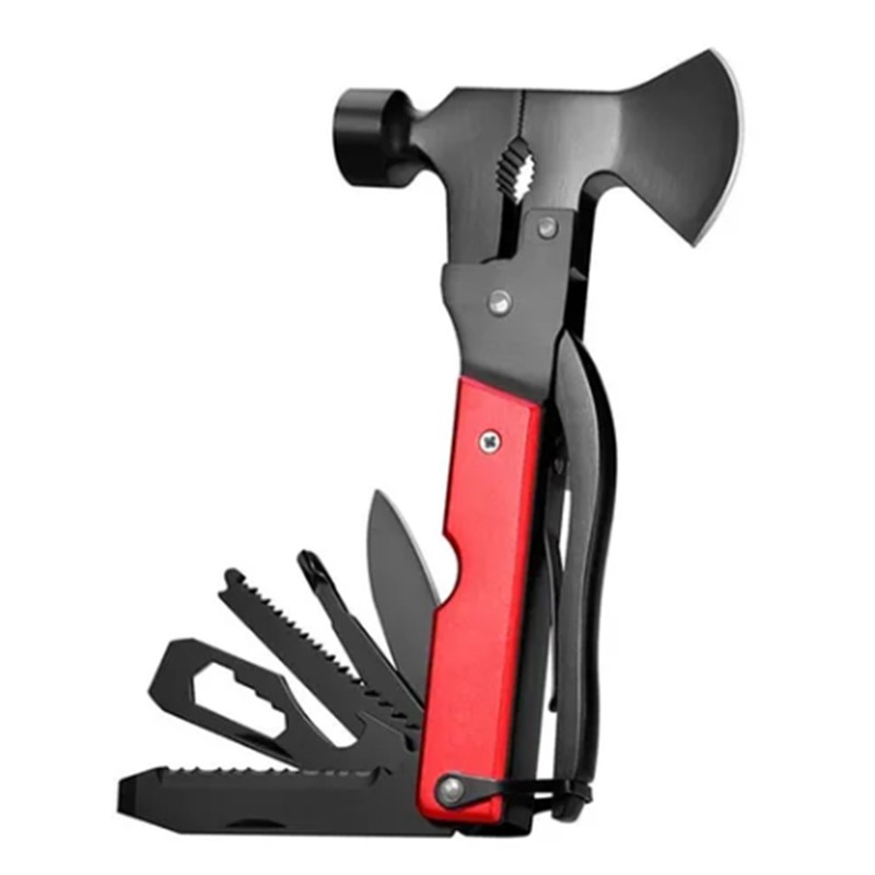 Multi Purpose Tool Axe Stainless Steel Portable Outdoor Camping Safety