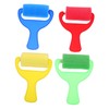 SEWACC 4pcs Paint Roller Set with Wide Handles Easy to