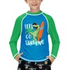 Boys Long Sleeve Rash Vest UPF 50+ Sun Protection Quick