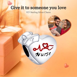 Rimgoris 925 Sterling Silver Charms for Women Bracelets Necklace Green Christmas Tree Women Easter Bunny & Egg Easter Egg Four Leaf Clover Friendship Wife Christmas Snowman Grinch, Silver, Cubic