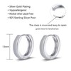 ALEXCRAFT Hoop Earrings 925 Silver for Women Earrings Small Huggie