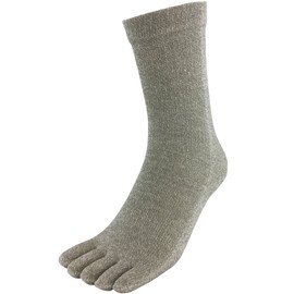 Work Style Ace AG245 Silk Smooth Socks, 5 Toe Socks, Assorted Colors, 4 Pairs Set, 9.6 - 10.6 inches (24.5 - 27.0 cm)