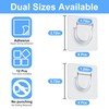 12 Pack Shower Rod Holder, Adhesive Shower Curtain Rod Holder