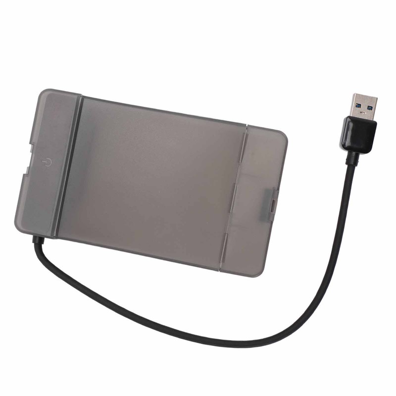 USB3.0 2.5 Inch SATA Hard Drive Enclosure 5Gbps Clear External