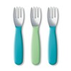 NUK Kiddy Cutlery Forks, Durable Stainless Steel, BPA & Latex-Free,