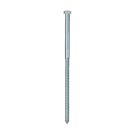 Nuvo Iron - 1/2-in x 10-in Hex Head Zinc Plated Galvanized Lag Bolt, 6 Pieces
