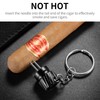 CIGARLOONG Cigar Punch 2-in-1 Cigar Needle Draw Portable Cigar Tool,Black