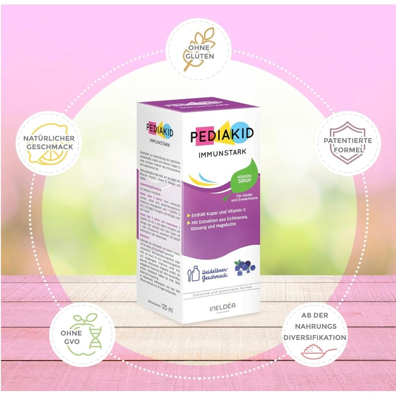 PEDIAKID - IMMUNSTARK Syrup - Natural Dietary Supplement - Exclusive